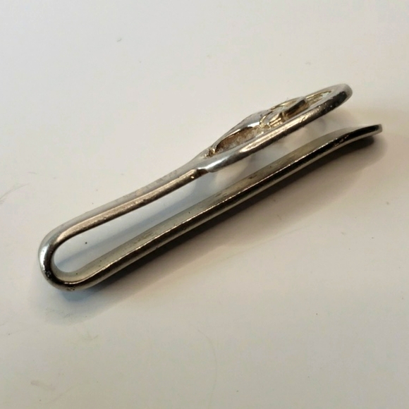 Vintage 1970s GUCCI Italy Silver Money Clip Equestrian Harness Buckle Style - Picture 4 of 6